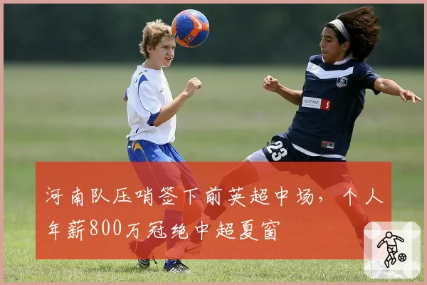 河南队压哨签下前英超中场,个人年薪800万冠绝中超夏窗