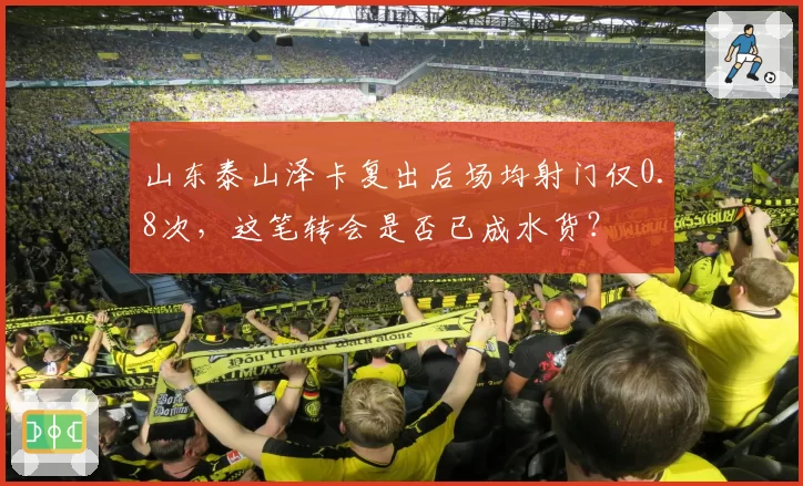 山东泰山泽卡复出后场均射门仅0.8次,这笔转会是否已成水货?